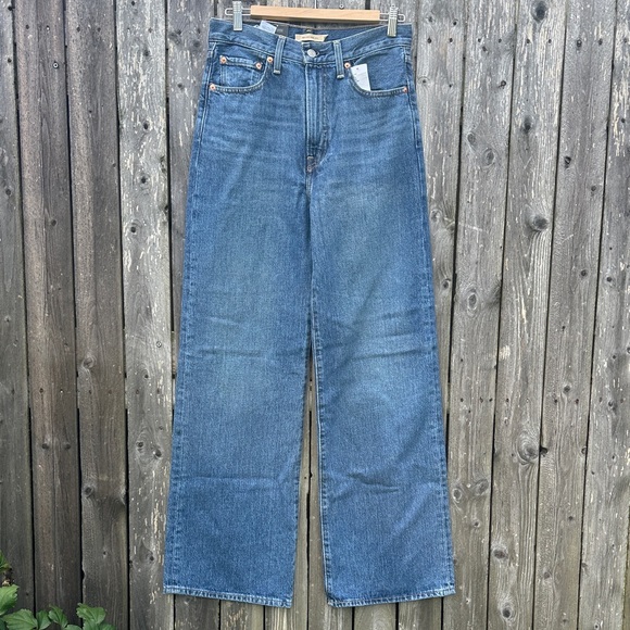 Levi's Ribcage Wide Leg Jeans size 27 - Picture 5 of 9